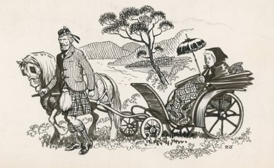Koningin Victoria en John Brown door Peter Jackson