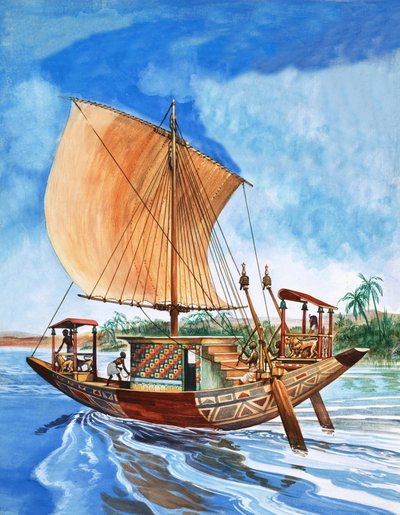 De geschiedenis van onze wonderlijke wereld: De schippers van de Nijl door Peter Jackson