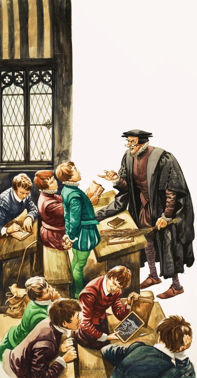 Het wonderlijke verhaal van Groot-Brittannië: op school in de Tudor-tijd door Peter Jackson