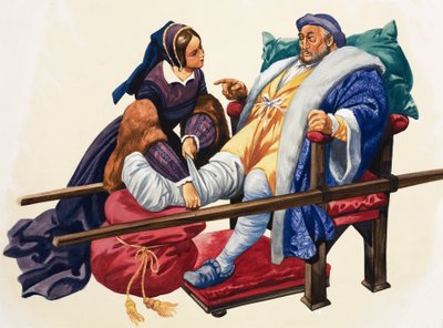 Het wonderlijke verhaal van Groot-Brittannië: De laatste drie vrouwen van koning Hendrik door Peter Jackson