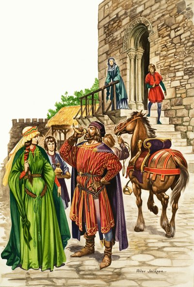 Het Wonderlijke Verhaal van Groot-Brittannië: De Kleding van de Saksen en Normandiërs door Peter Jackson