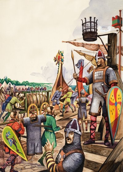 Het wonderlijke verhaal van Groot-Brittannië: De Saksische krijgers en Normandische indringers door Peter Jackson