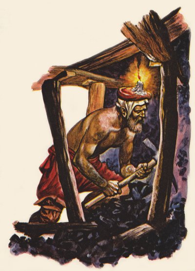 De eerste kolenmijnwerkers door Peter Jackson