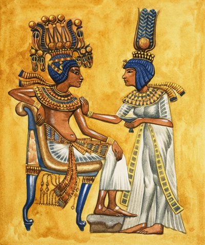 De rijke gewaden en hoofdtooien van het oude Egypte door Peter Jackson