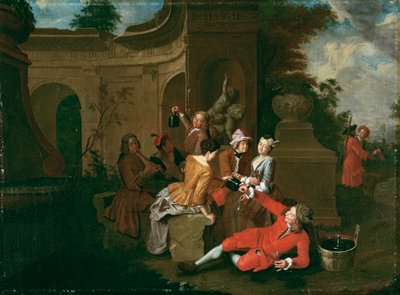 Picknick in het park door Peter Jacob Horemans