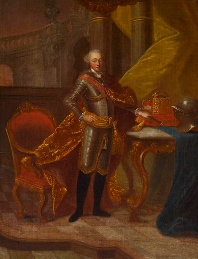 Portret van Graaf Palatijn Karel Theodoor, Keurvorst van Beieren door Peter Jacob Horemans