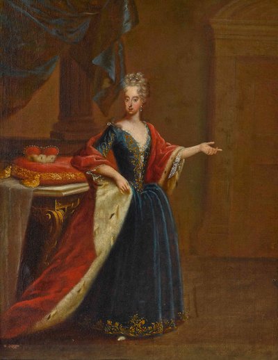 Portret van Maria Antonia van Oostenrijk 1669-1692, Keurvorstin van Beieren door Peter Jacob Horemans
