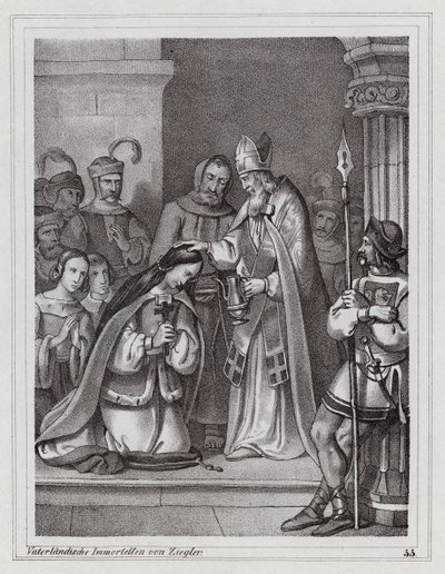 Cyrillus en Methodius, Byzantijnse christelijke missionarissen, 9e eeuw door Peter Johann Nepomuk Geiger
