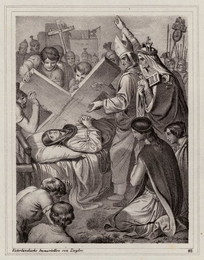St Helena en de ontdekking van het Ware Kruis, 325 door Peter Johann Nepomuk Geiger