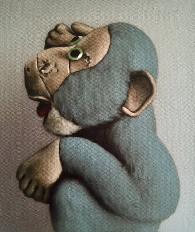 Zachte Blauwe Aap, 2006 door Peter Jones