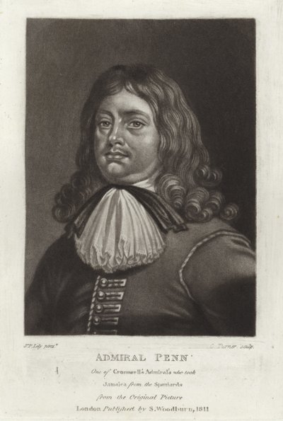 Admiraal Penn door Peter Lely