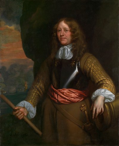 Vlaggendragers van Lowestoft: Admiraal Sir John Lawson door Peter Lely