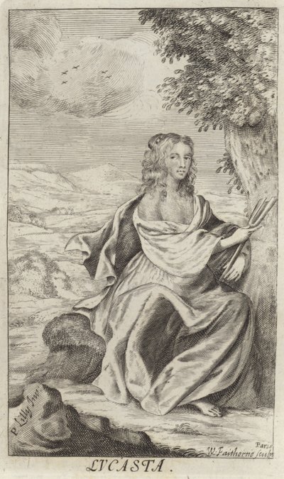 Portret van Lucasta (Lucy Sacheverell) door Peter Lely