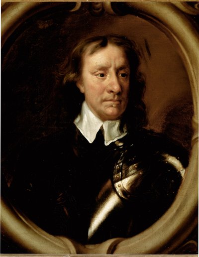 Portret van Oliver Cromwell (1599-1658), Engels militair en staatsman door Peter Lely