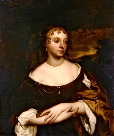 Portret van een Jonge Dame door Peter Lely