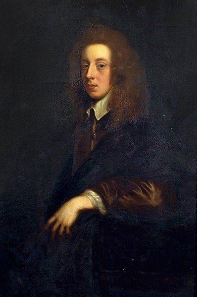 Portret van de dichter Waller (1606-87) door Peter Lely