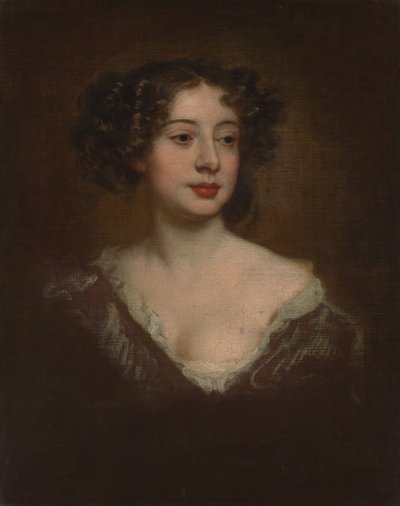 Studie voor een Portret van een Vrouw door Peter Lely