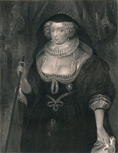 Frances Howard, Hertogin van Richmond, midden 19e eeuw door Peter Lightfoot