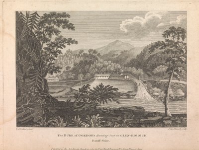 Het Jachtverblijf van de Hertog van Gordon in Glen-Eiodich Banff-Shire (uitgegeven door Peter Mazell); pagina 12 (Volume Twee) door Peter Mazell