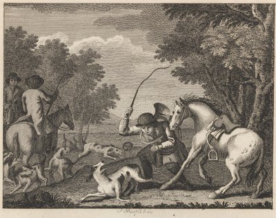 De Hond en de Jager door Peter Mazell