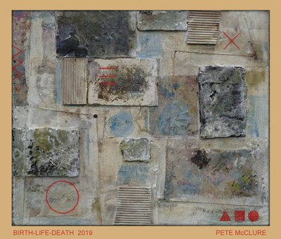 GEBOORTE-LEVEN-DOOD, 2019 door Peter McClure