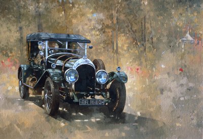 3 Liter Bentley bij Cottesbrooke door Peter Miller