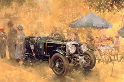 Tuinfeest met de Bentley door Peter Miller