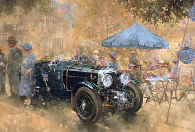 Tuinfeest met de Bentley door Peter Miller