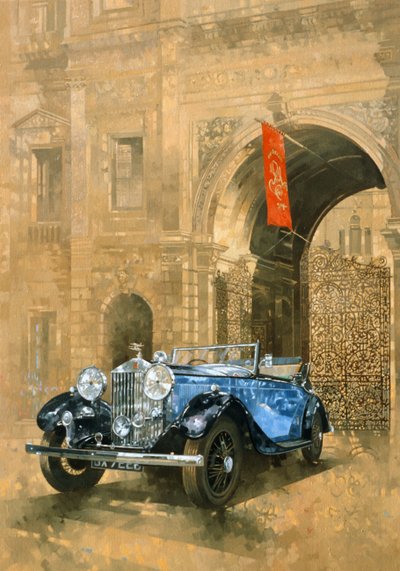 Rolls Royce bij de Koninklijke Academie door Peter Miller
