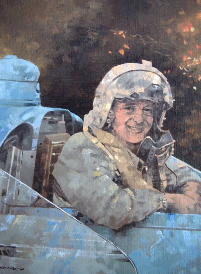Studie voor Donald Campbell door Peter Miller