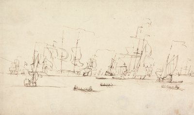 Een Eskader voor Anker door Peter Monamy