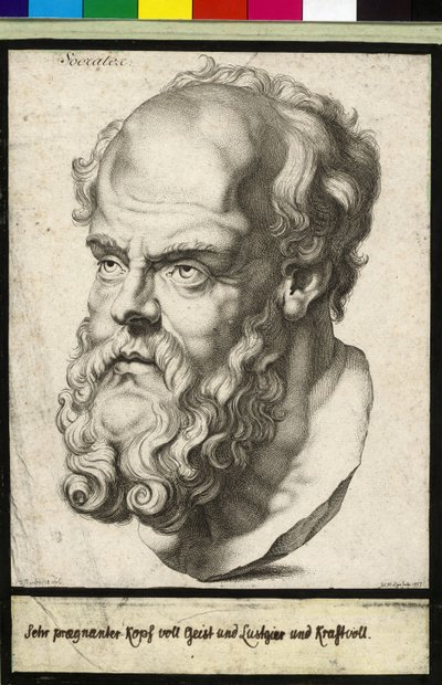 Socrates door Peter Paul (after) Rubens