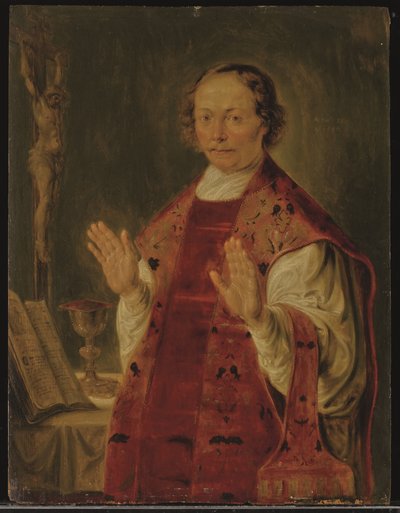 Een geestelijke door Peter Paul (circle of) Rubens