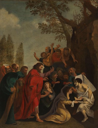 De Opwekking van Lazarus door Peter Paul Rubens (after)