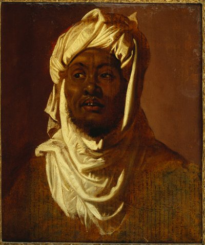Een Afrikaan met een tulband - een schets door Peter Paul Rubens
