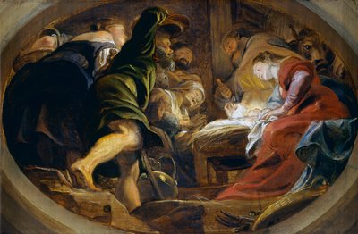 Aanbidding van de herders door Peter Paul Rubens