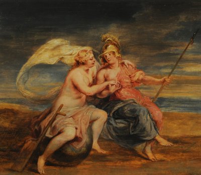 Allegorie van Fortuin en Deugd door Peter Paul Rubens
