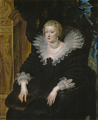 Anna van Oostenrijk (1601-1666), c.1622 door Peter Paul Rubens
