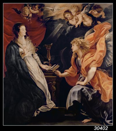 Aankondiging, 1609 door Peter Paul Rubens