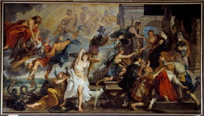 Apotheose van Hendrik IV (1553-1610) en proclamatie van het regentschap van Maria de
