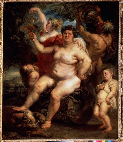 Bacchus door Peter Paul Rubens
