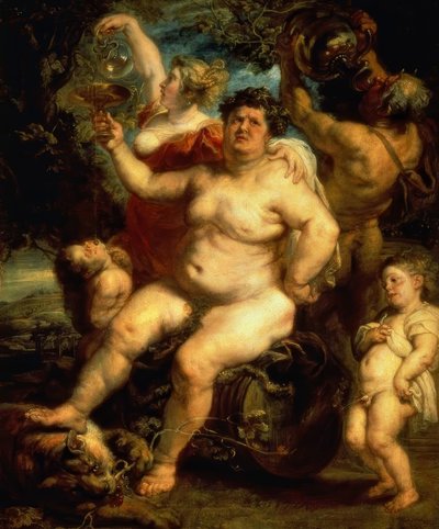 Bacchus door Peter Paul Rubens