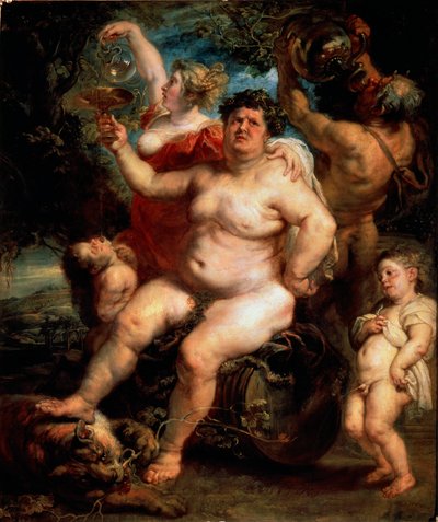 Bacchus, 1638-1640 door Peter Paul Rubens