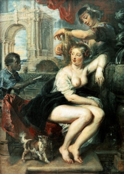 Bathsheba bij de fontein, ca. 1635 door Peter Paul Rubens