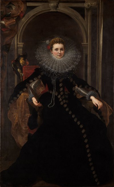 Portret van Veronica Spinola Serra door Peter Paul Rubens