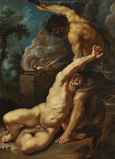 Kaïn doodt Abel door Peter Paul Rubens
