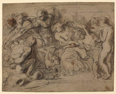 Laster van Apelles door Peter Paul Rubens