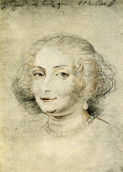 Catherine Manners, hertogin van Buckingham door Peter Paul Rubens