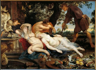 Cimon en Iphigenia door Peter Paul Rubens