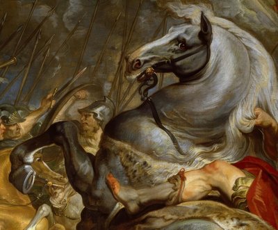 Slag (detail) door Peter Paul Rubens